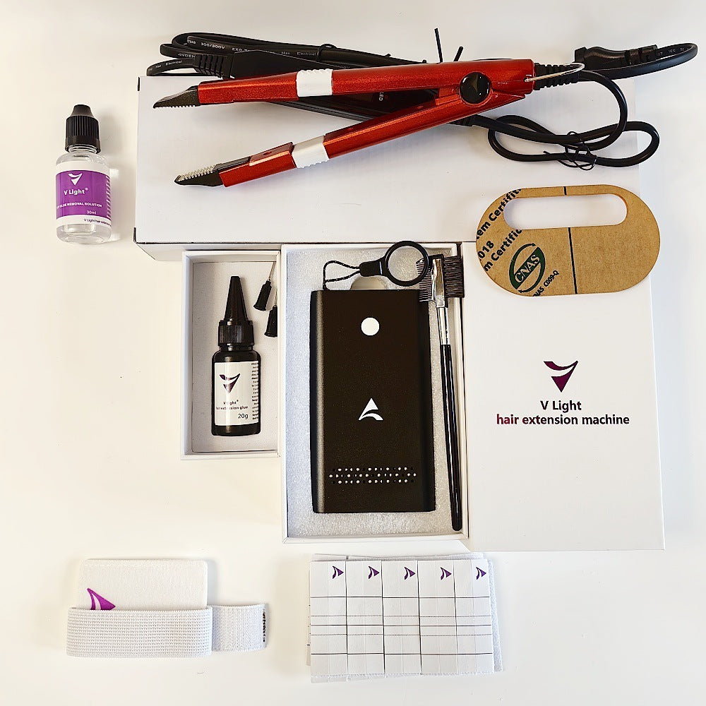 V-Light Technology Hair Extension Remover Set – Safe, Hair Protection from Damage