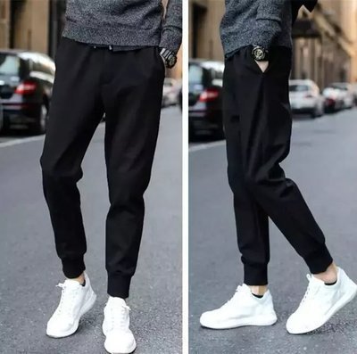 Korean Style Casual Sports Pencil Pants Straight Trousers