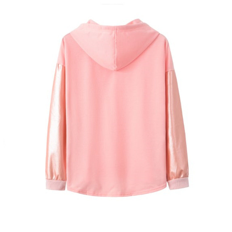 Woven Wide Loose Sweater Suit Loose Hooded Suit