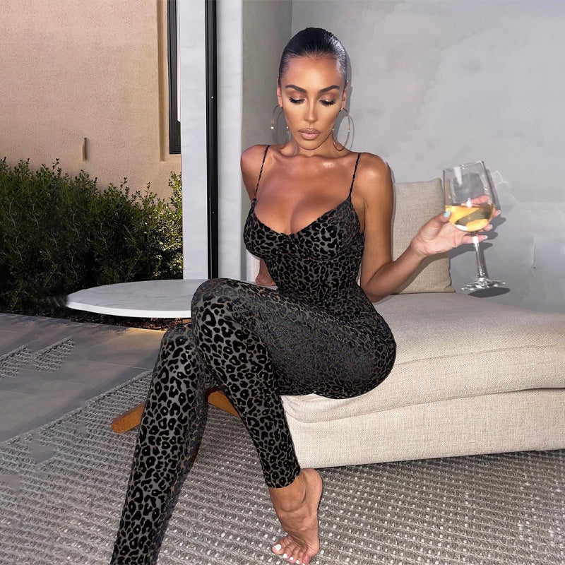 Women's Slim-Fit Sexy Sling Butt-Lift Jumpsuit