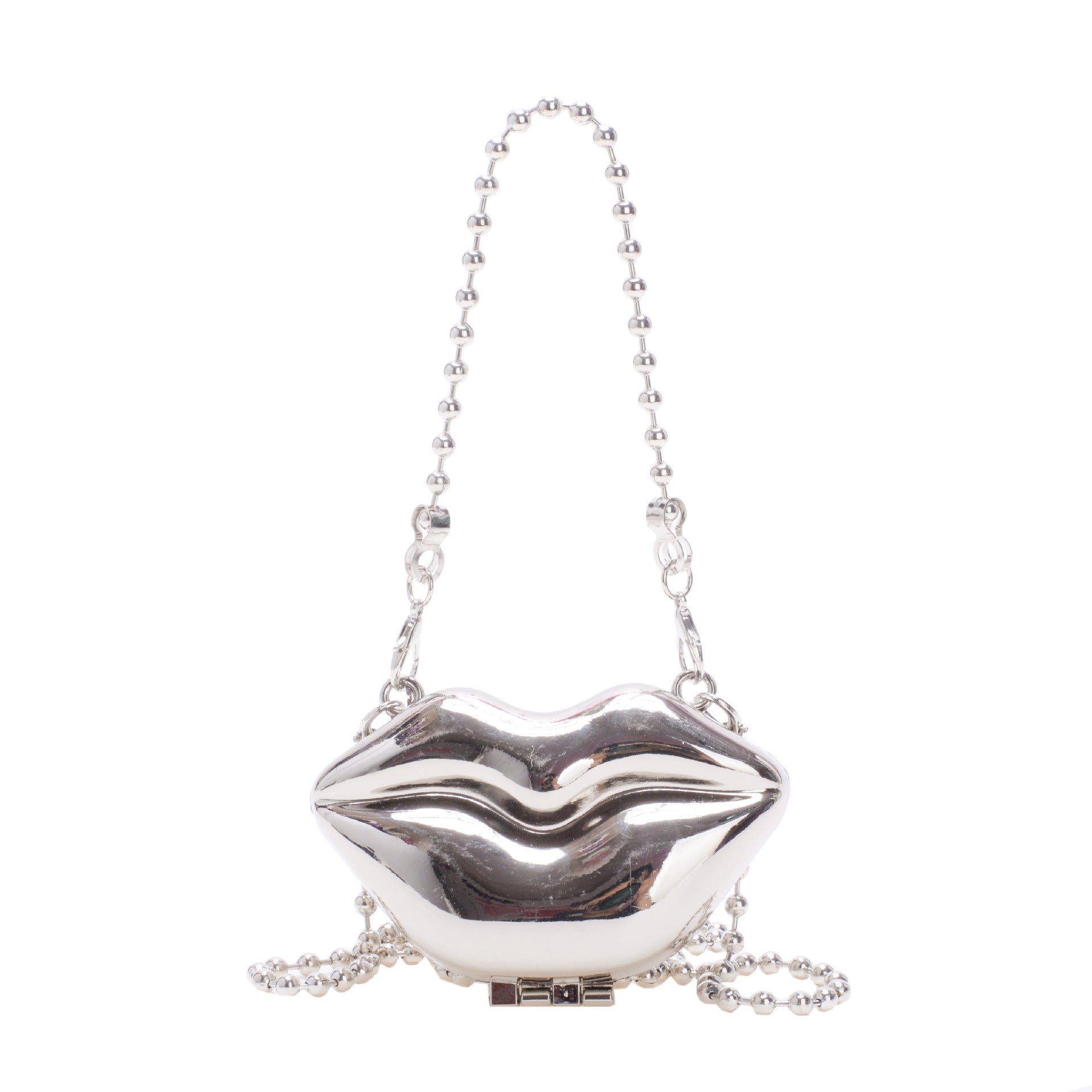 Mini Lip Bag Crossbody One Shoulder Fashion Flowers Acrylic Shell