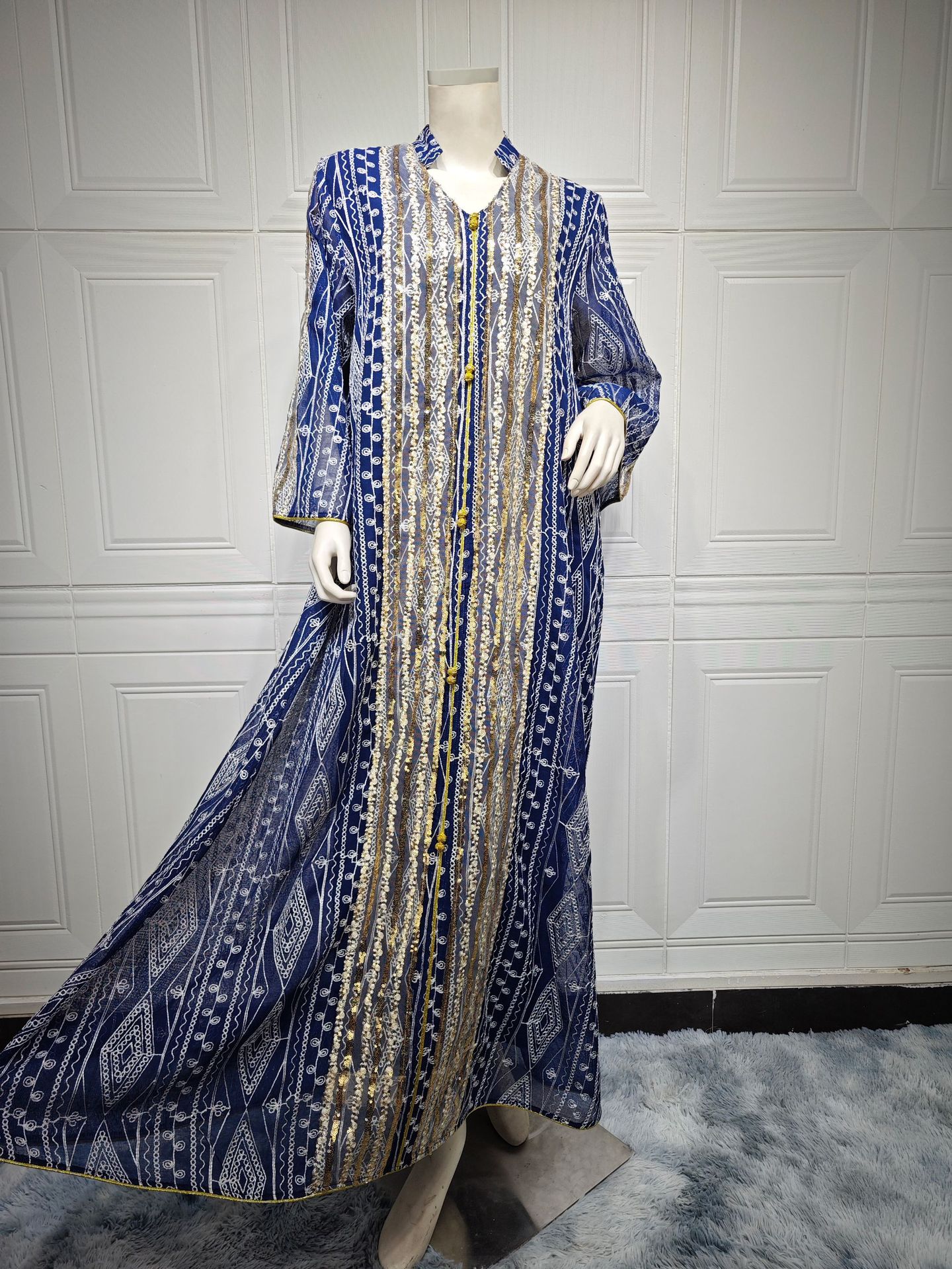 Women's Fashion Dress Dubai Abaya Robe