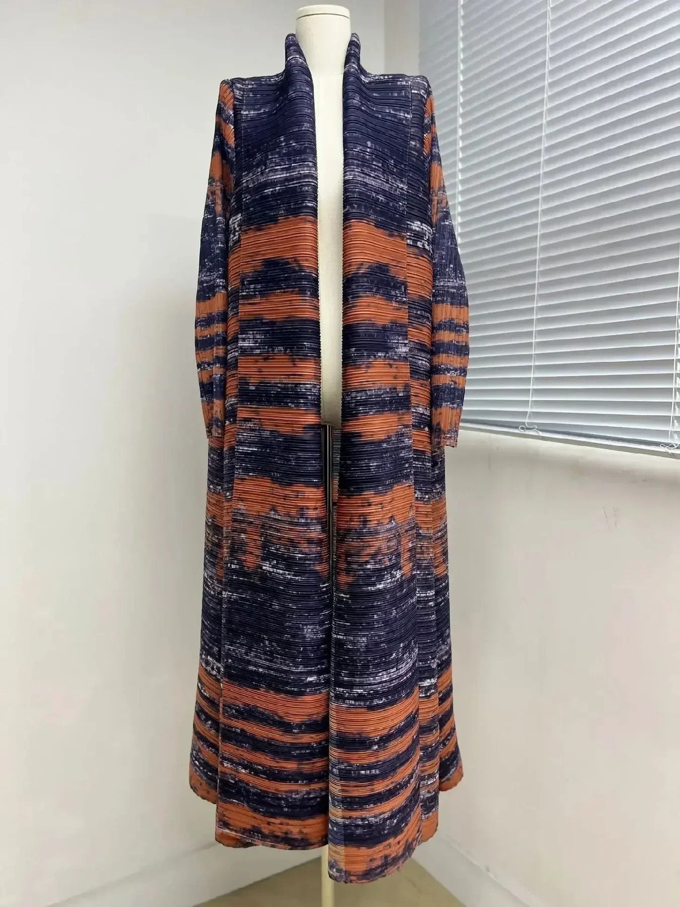Trench polyvalent, abaya arabe élégante, imprimé