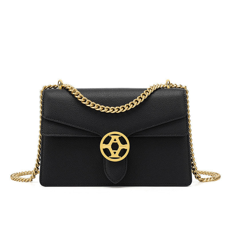 Women's Genuine Leather Shoulder Chain Messenger Bag