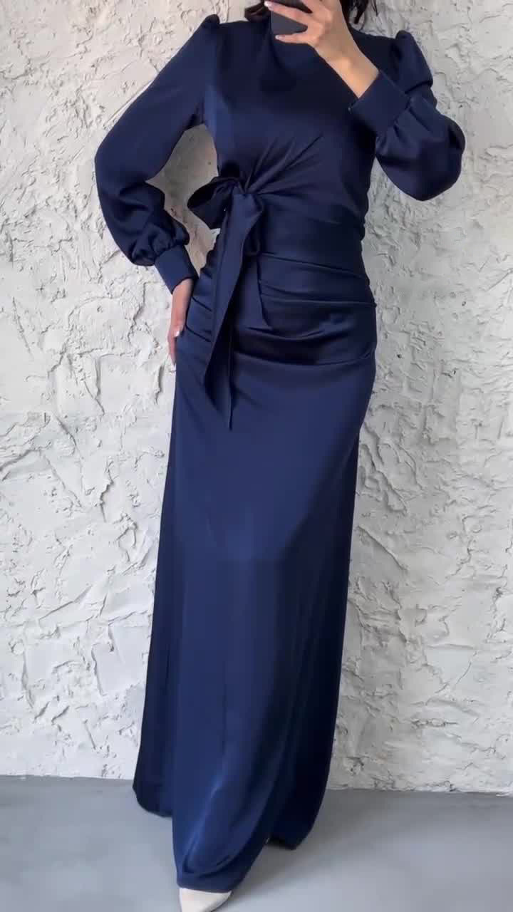 Robe moulante taille haute