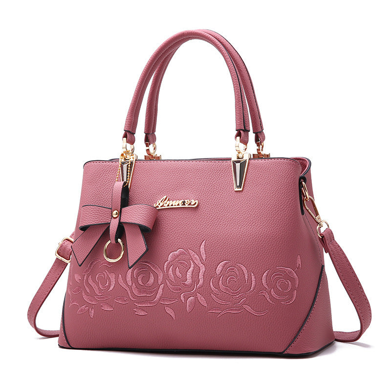 Sac à main à bandoulière en cuir synthétique pour femmes – Sac fourre-tout tendance
