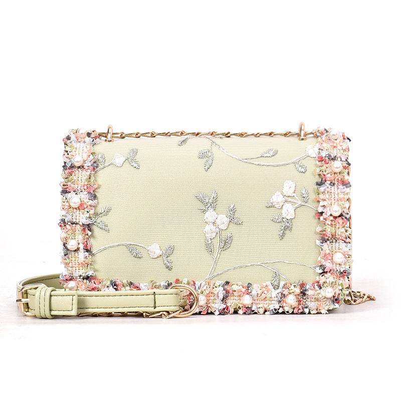 Wild Messenger Chain Shoulder Bag 13x7.5cm with 125cm Strap