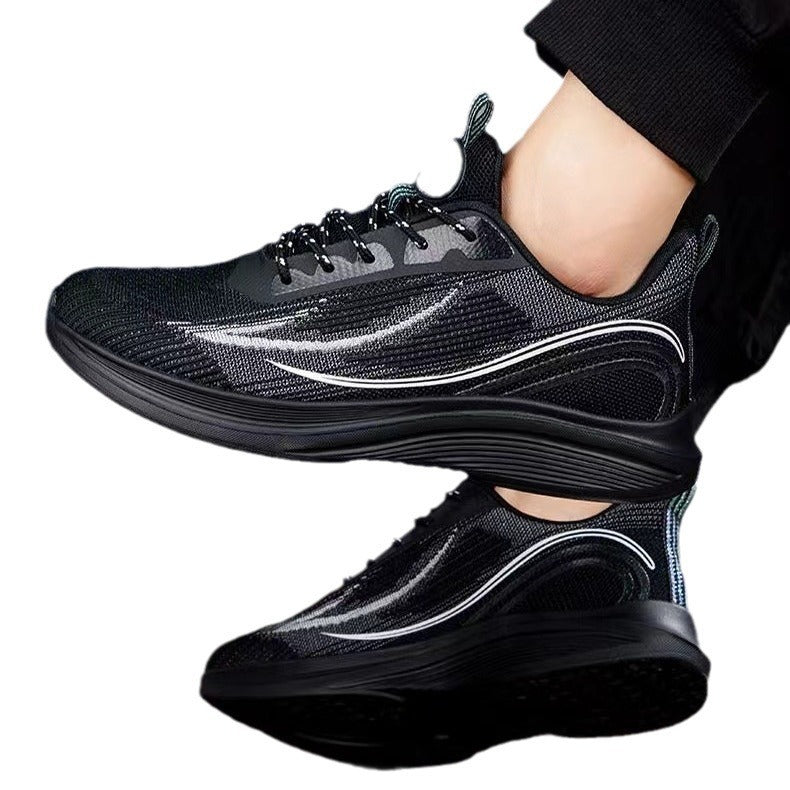 Lightweight Mesh Round Toe Soft Sole Sneakers
