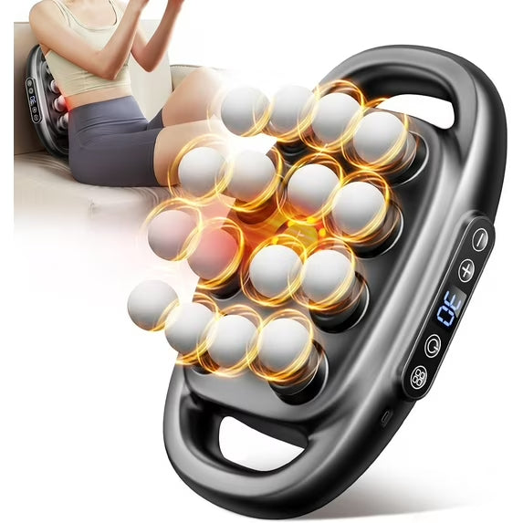 Muscle Relaxation Massage Gun with 16 Heads – Deep Tissue Electric Massager for Back, Shoulders, Legs, and Feet