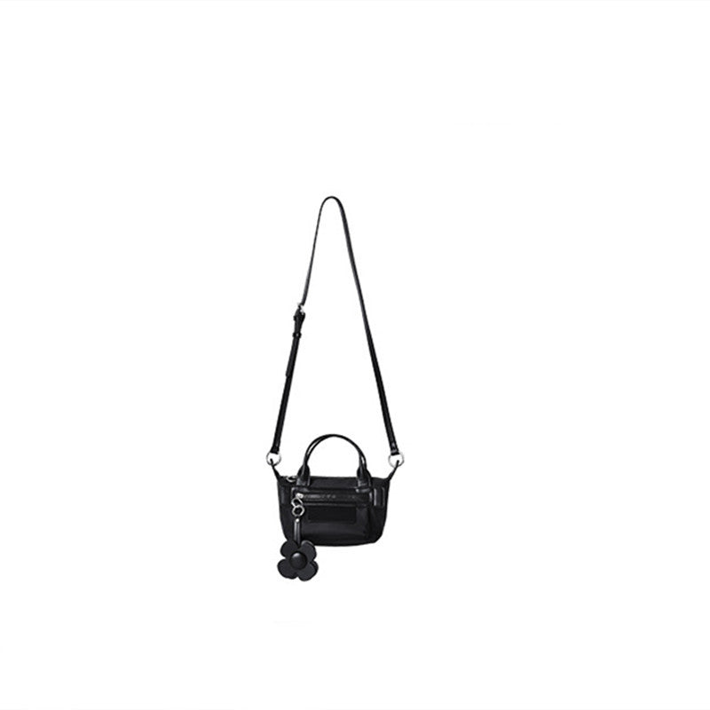 Women's Fashion Simple One Shoulder Cowhide Messenger Dumpling Bag