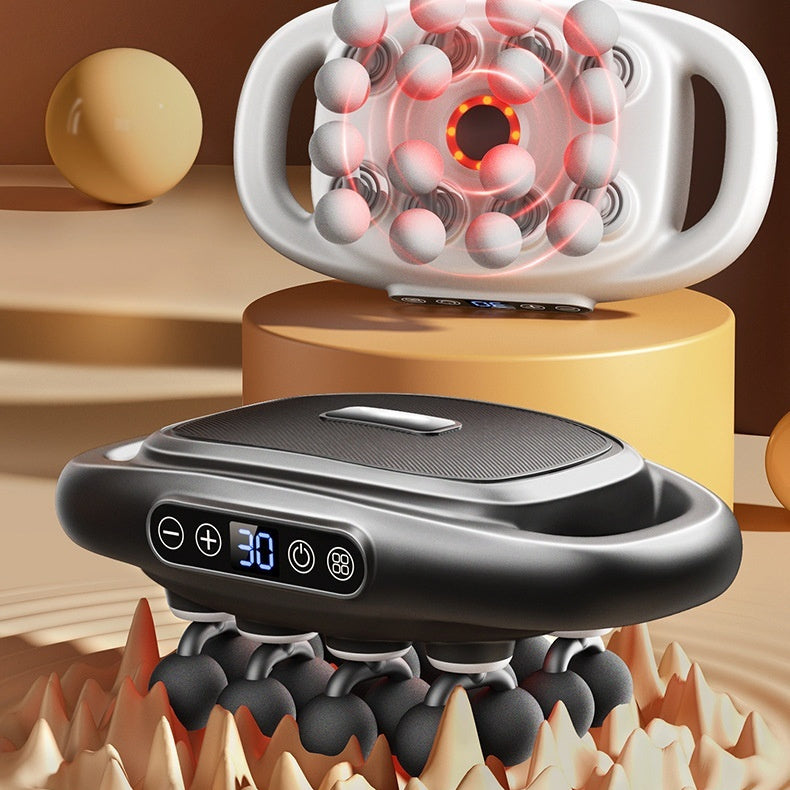 Muscle Relaxation Massage Gun with 16 Heads – Deep Tissue Electric Massager for Back, Shoulders, Legs, and Feet