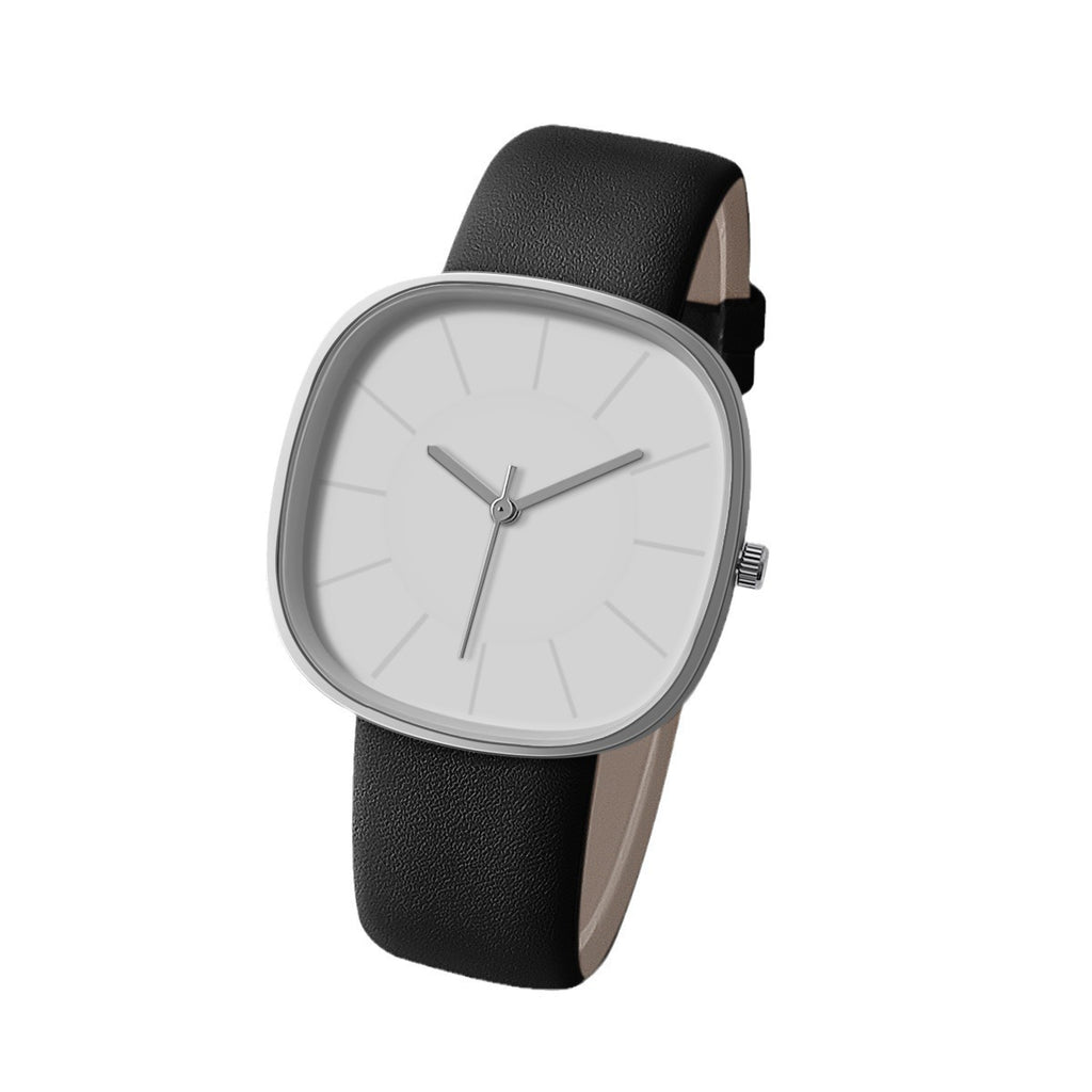 Montre carrée en silicone cube de sucre pour femmes de niche à la mode