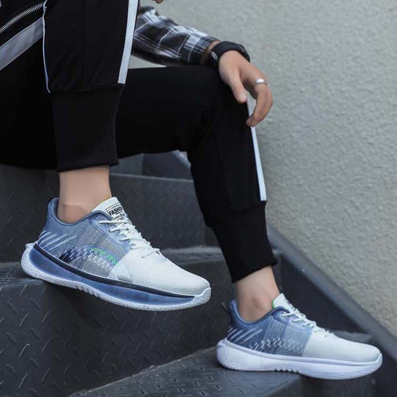 Men's Non-Slip Lightweight Mesh Sports Sneakers for Running & Training