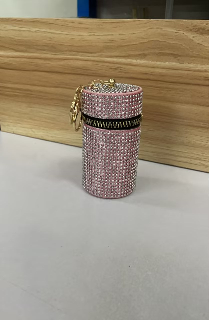 Silk Scarf Mini Keychain Storage 9.7x5cm