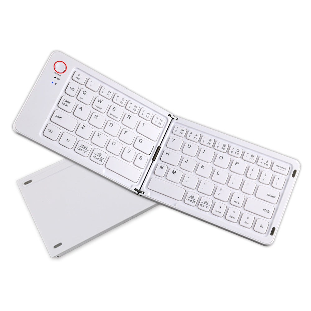 Wireless Bluetooth Mini Portable Double Folding Keyboard for Notebook, Computer & Cellphone
