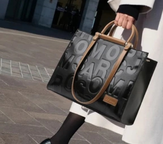 Grand Sac Fourre-Tout en PU à Poignée Supérieure pour Femmes Sac à Main Décontracté Sac Bandoulière