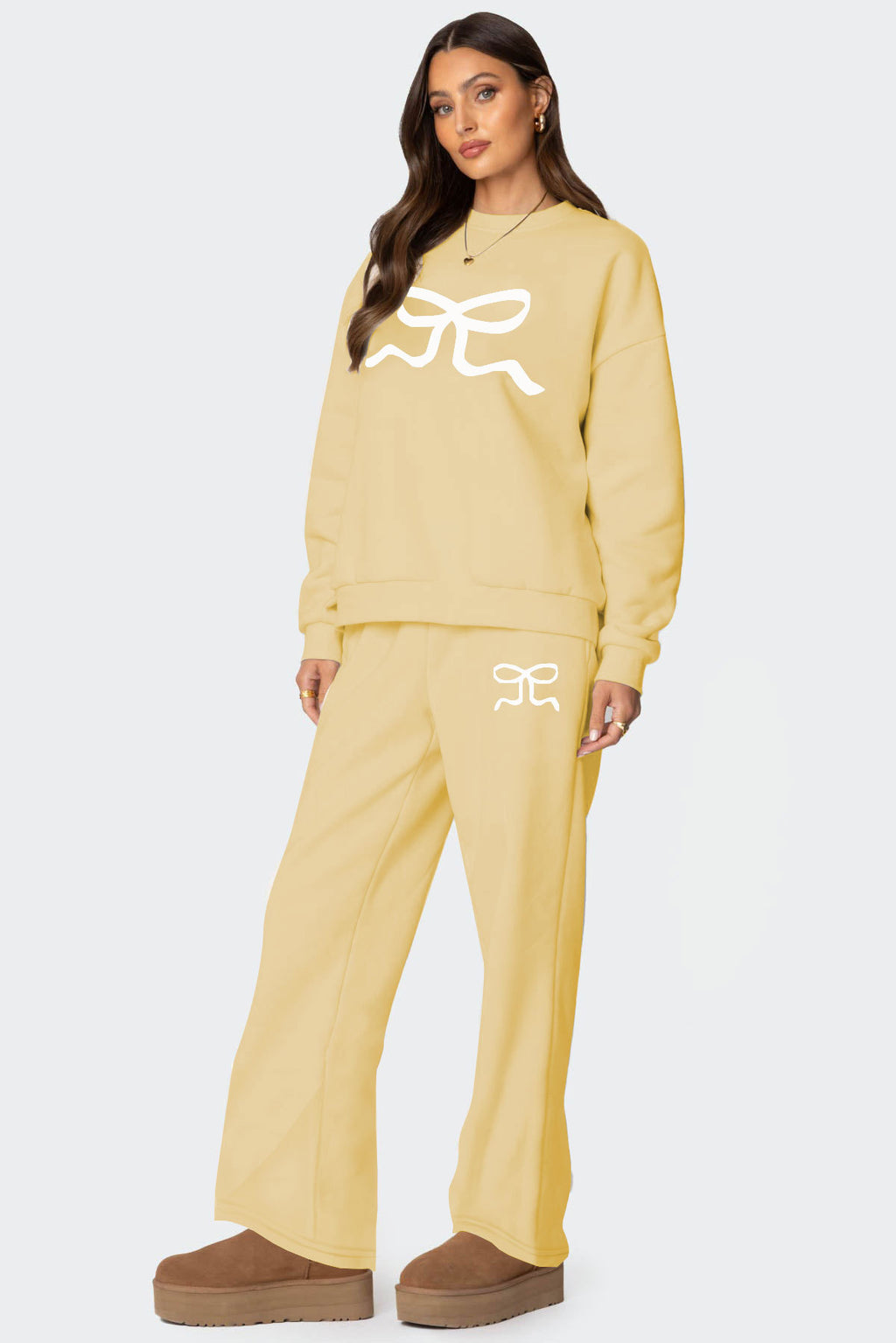 Women's Round Neck Long Sleeve Loose Thick Sweater