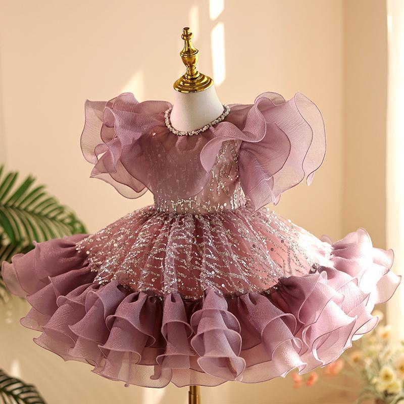 Girls High-Grade Birthday Pettiskirt Dress