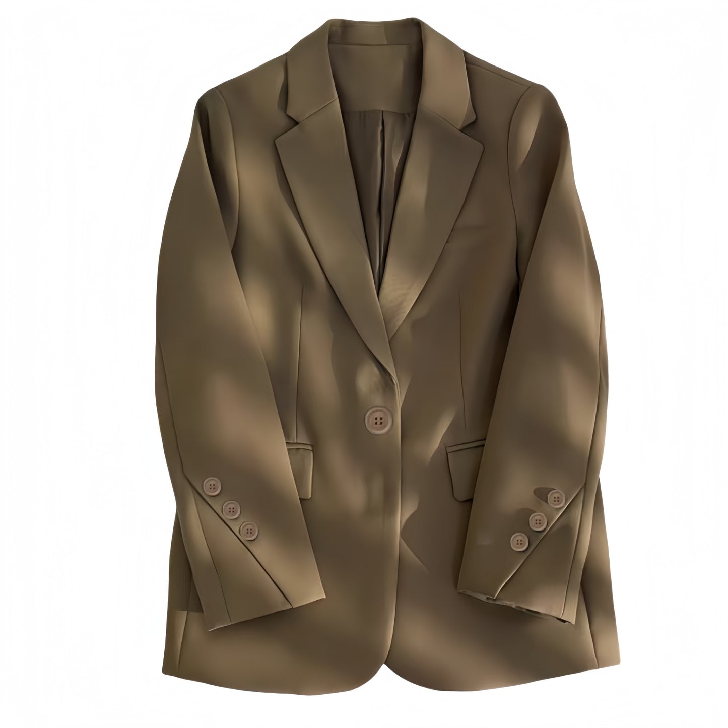 Loose Spring And Autumn High-grade Female Brown Suit