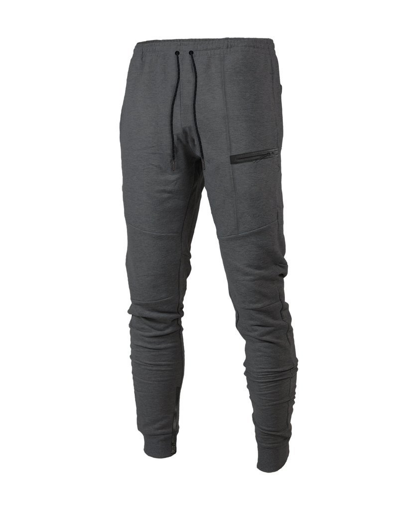 Pantalon de survêtement décontracté en coton pour homme avec taille élastique et poches