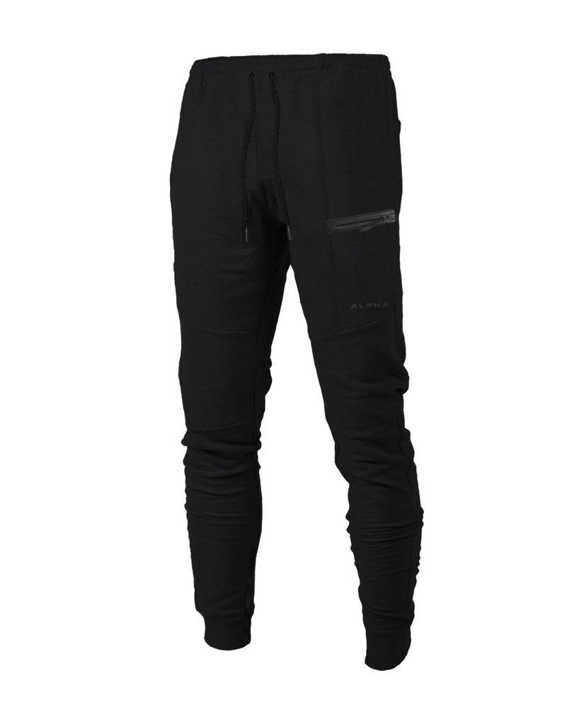Pantalon de survêtement décontracté en coton pour homme avec taille élastique et poches