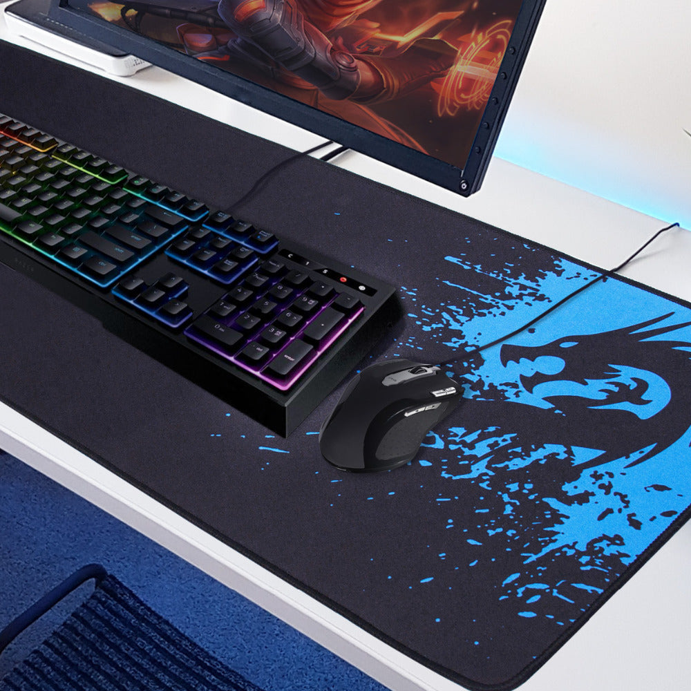 Durable Non-Slip Mouse Pad with Smooth Surface – Multiple Sizes 30x25CM, 30x80CM, 40x90CM