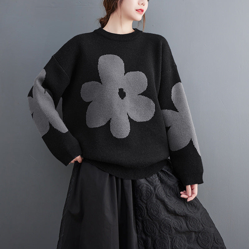 Women's Loose Plus Size Sweater Pullover