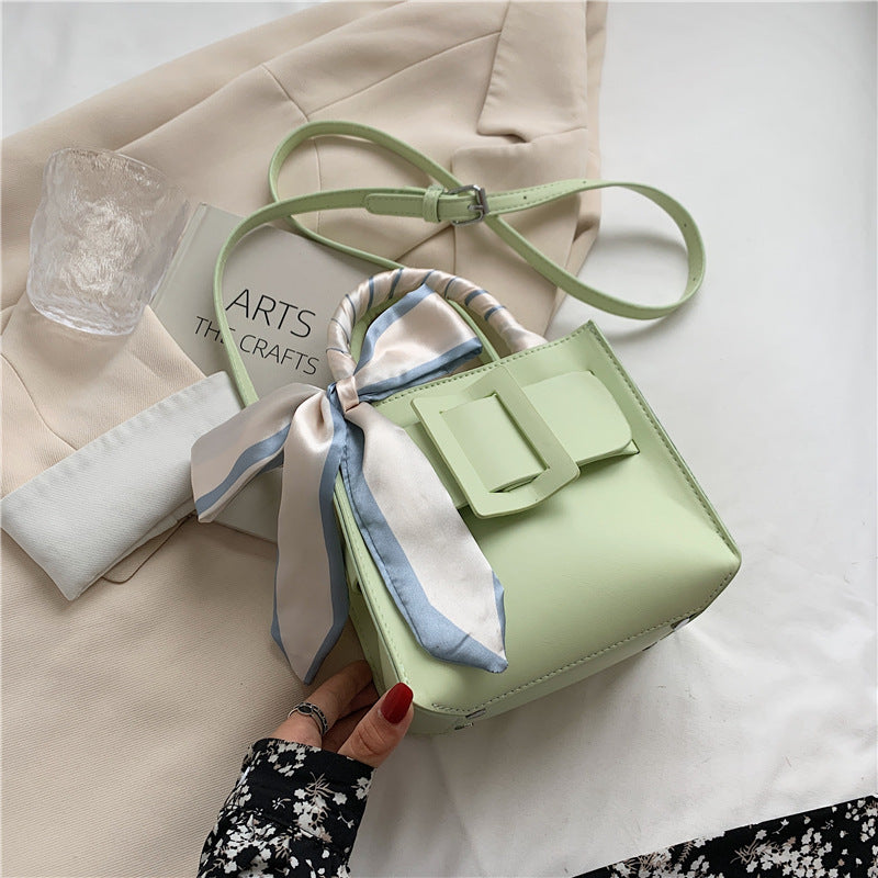 Sac bandoulière en PU Shang Baihuai pour femme - Couleur unie tendance