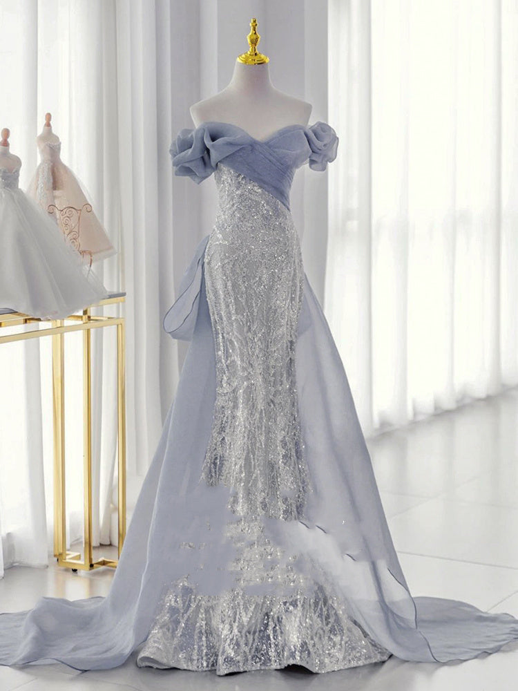 Women's Fashionable Personalized Fishtail Bride Dress