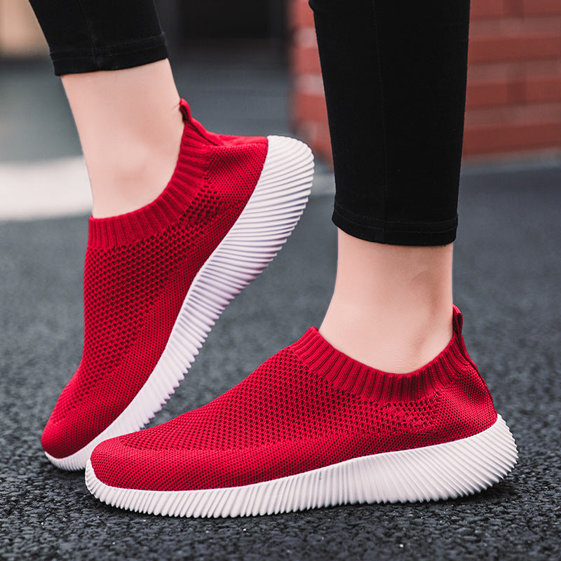 Sports Shoes All Match One Step Lazy Shoes Breathable Socks Shoes