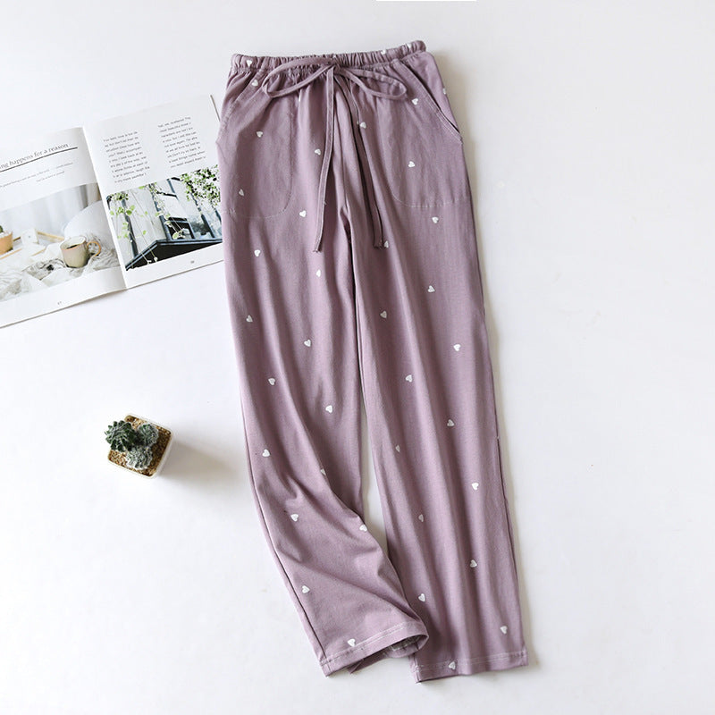 Plus Size Women's Loose Flannel Pajama Pants