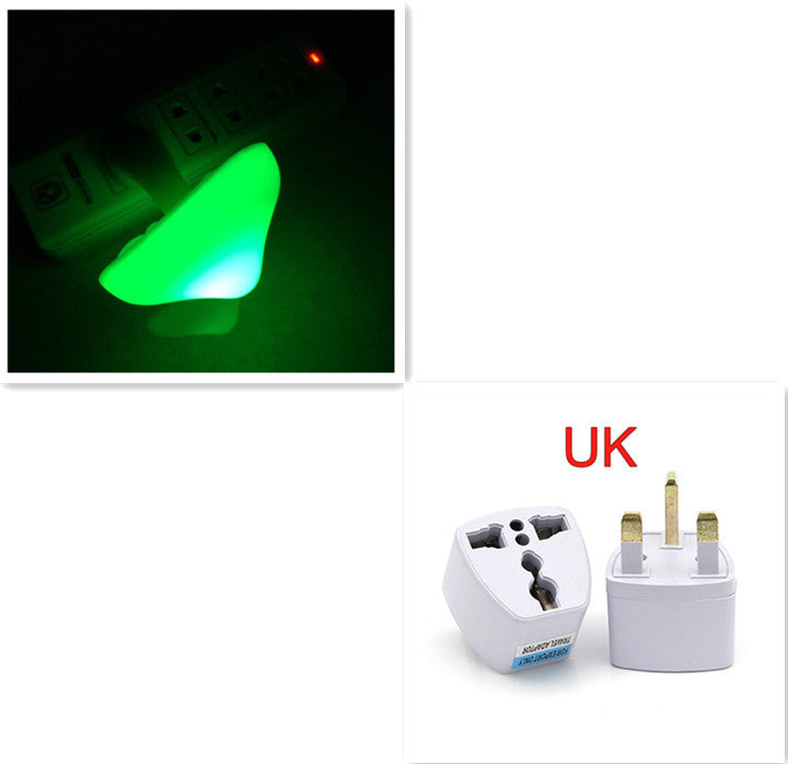 Mushroom LED Night Light with Sensor Warm White EU US Plug Wall Socket Lamp
