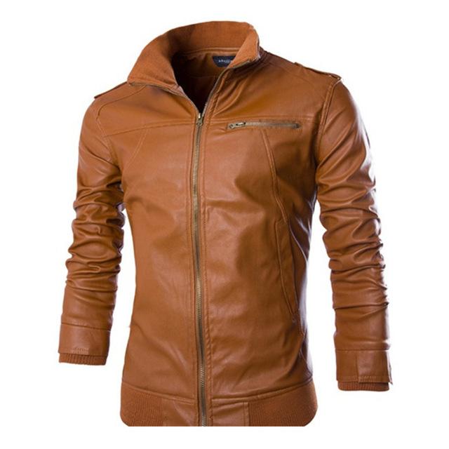 Motorcycle Artificial Leather Jackets with Polyester Lining