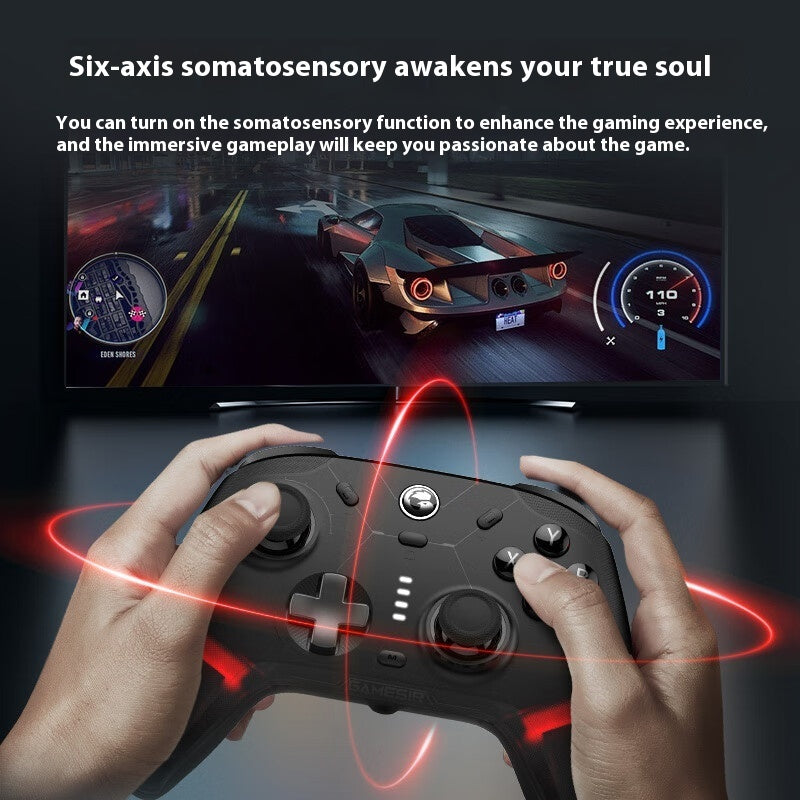 Wireless Game Controller Charging Base with Bluetooth Vibration