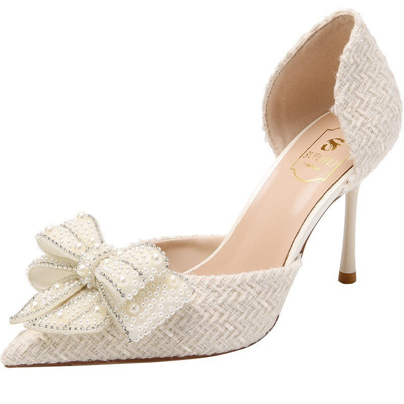 Black Women's High Heels 6cm & 8cm PU Pumps