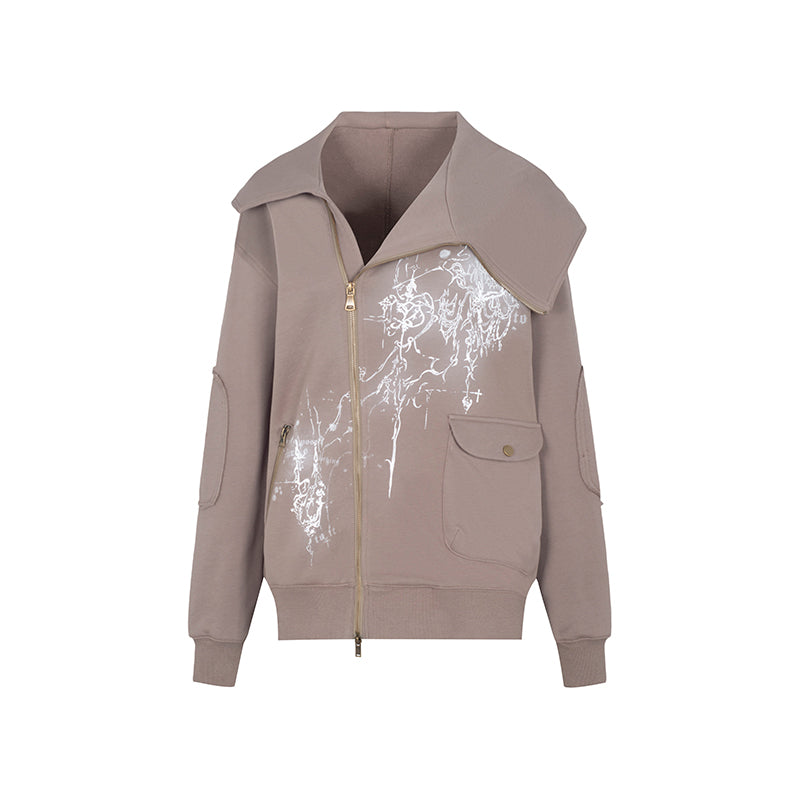 Asymmetric Loose Fit Hoodie for Women