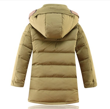 Children's 30 Degree Winter Duck Down Jacket Thickened Warm Coat Big Boys 8-16 Sizes