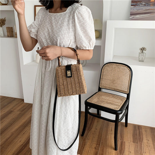 Ladies One Shoulder Crossbody Holiday Beach Bag