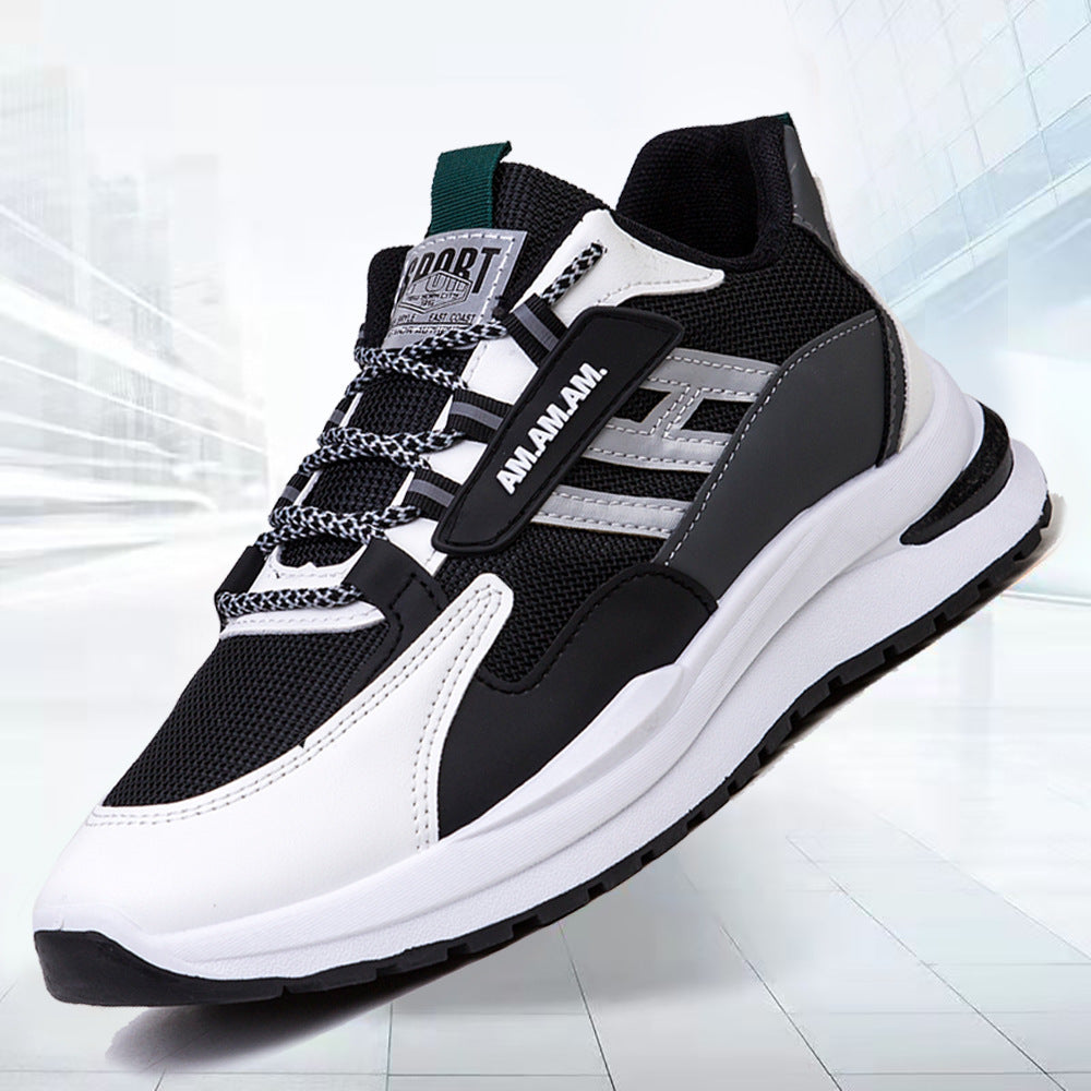 Men's White Sports Sneakers Running & Walking Shoes