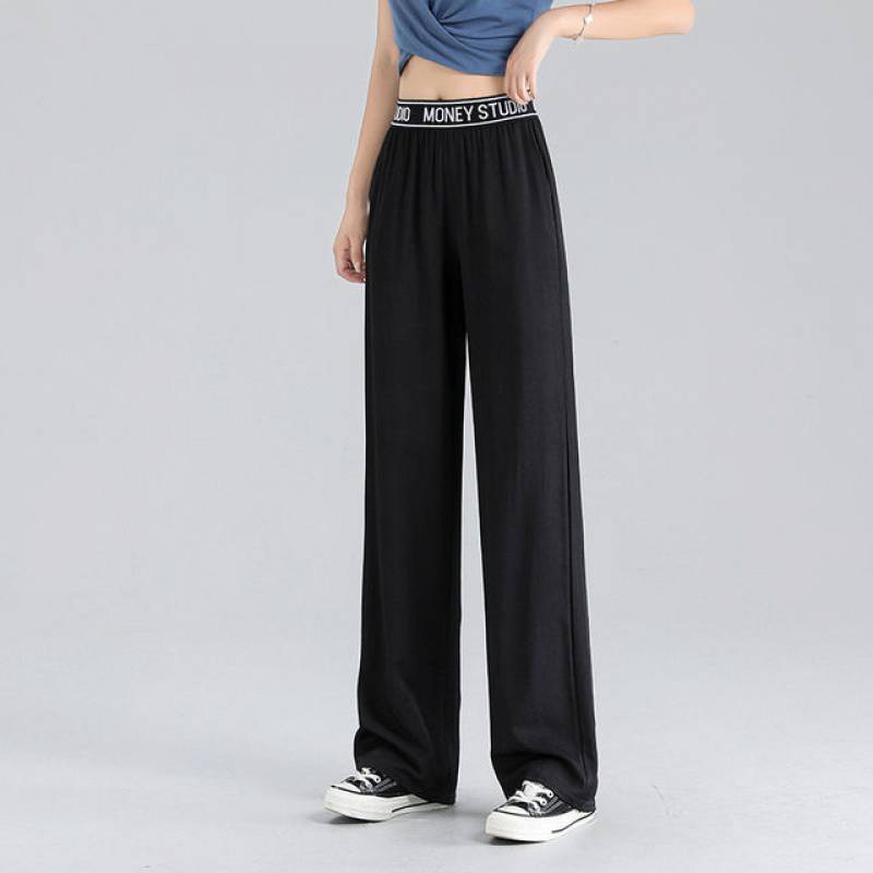 Loose Straight-Leg Wide-Leg Casual Cotton Pants