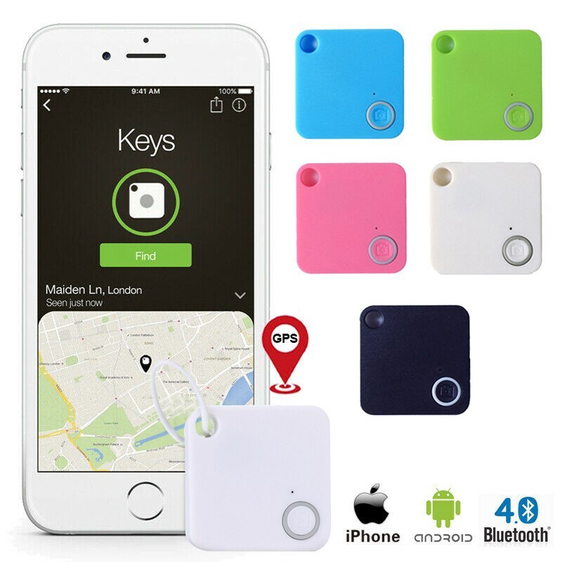 Anti-Lost Device ABS Plastic 38mm Wireless Tracker 10m Range