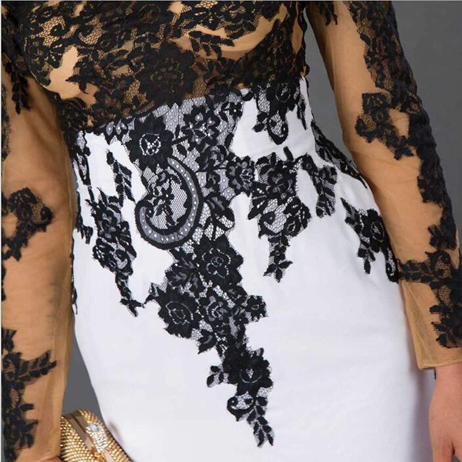 Slim White Lace Mermaid Tail Wedding Dress