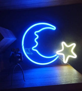 LED Neon Light with Acrylic Back Panel USB Powered Room Night Decoration