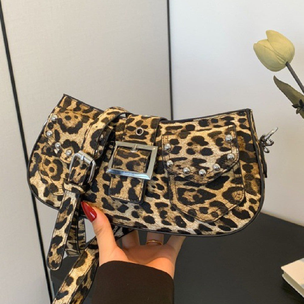 Sac bandoulière à une épaule en PU avec design niche sous le bras