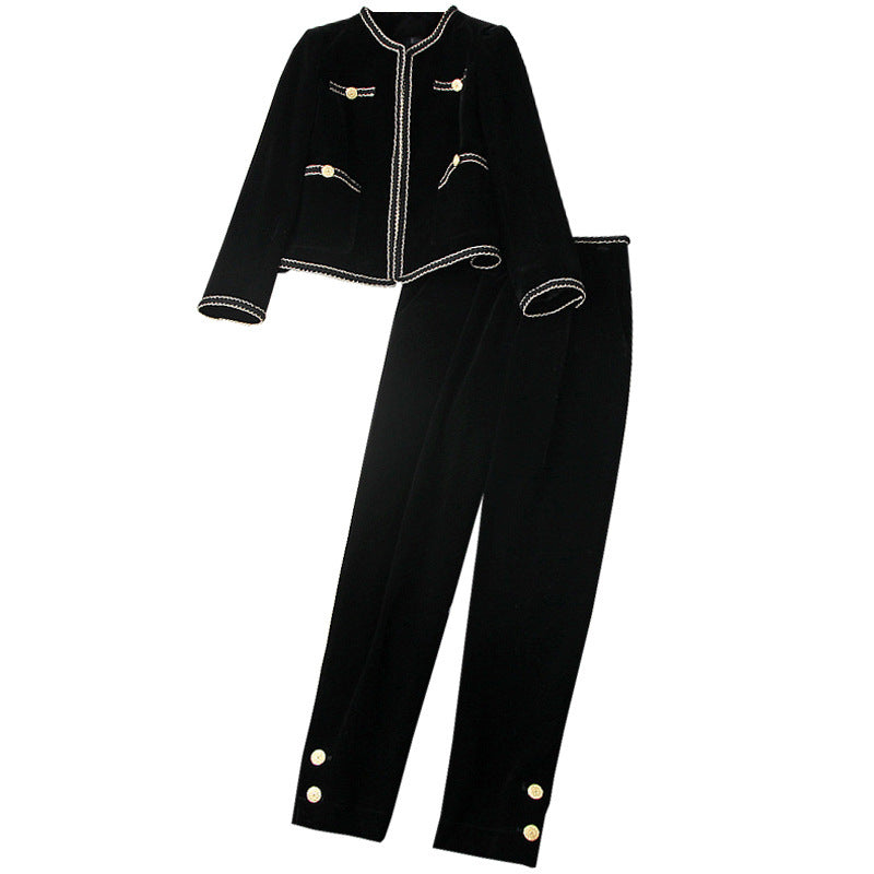 Winter Women's New Long-sleeved Pocket Cardigan