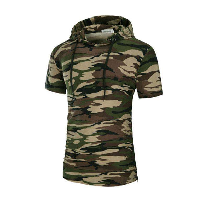 T-shirt à capuche élégant pour homme Tailles M-XXXL
