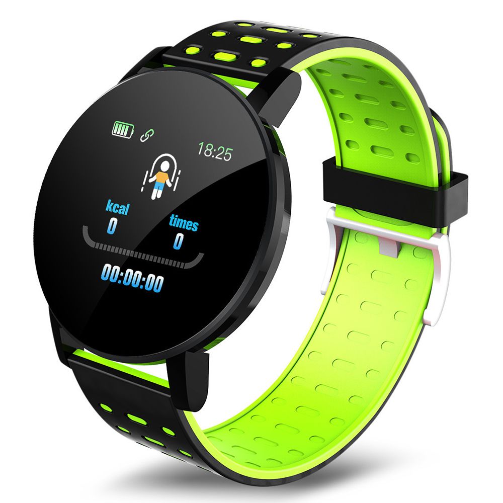 Montre Intelligente Bluetooth Écran LED 1,3 Pouce avec Moniteur de Fréquence Cardiaque et Rappel par Vibration