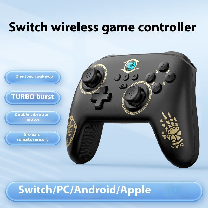 Wireless Bluetooth Game Controller with Six-Axis Sensor for Switch, PC, Android, iPhone