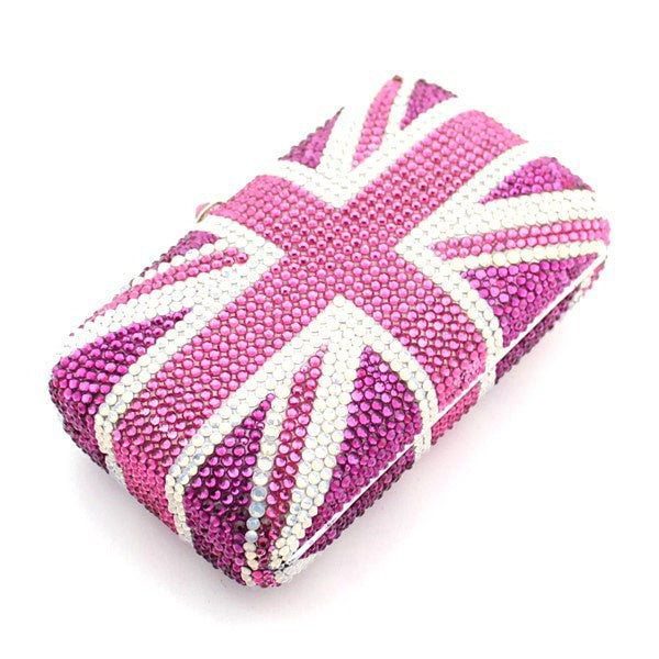 Luxury Full Diamond Crystal Rhinestone Clutch Bag 18CM