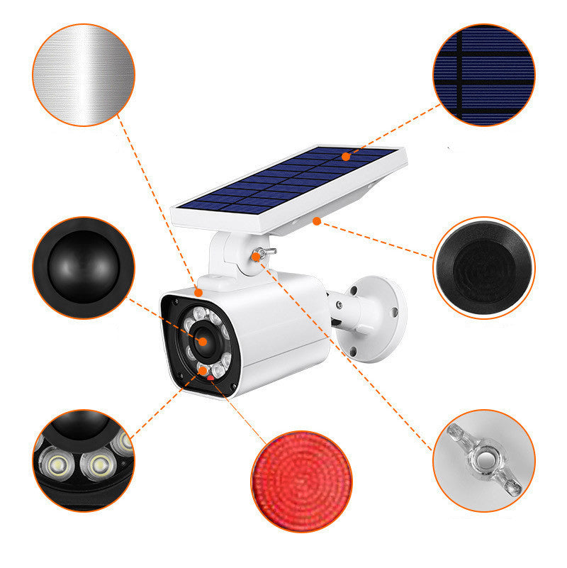 فناء الكاميرا الإبداعية الشمسية للمحاكاة مصباح كشاف 5 وات LED IP67